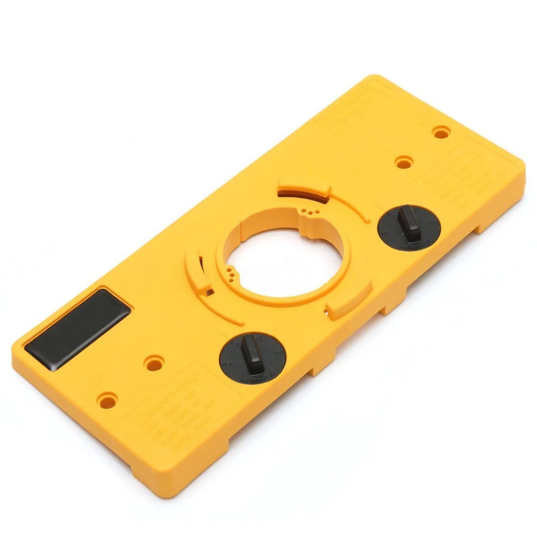 1set  35MM Cup Style Hinge Boring Guide Door Hole Locator Jig Drill Set For Kreg Tool Accessories