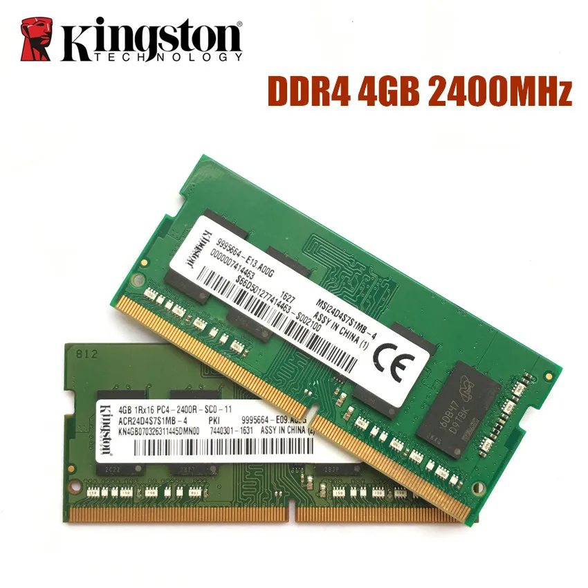 Kingston DDR4 4G Laptop Memory RAM 4GB PC4 2400 Memoria ...