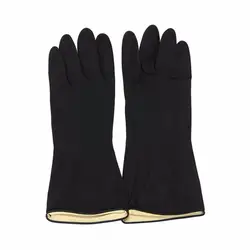 Giantree 1 пара Универсальный нейлон нитрил погружения износостойкие защитные перчатки промышленности бытовой Черный Прочный