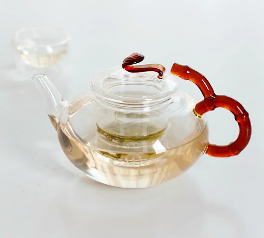 PINDEFANG 500ml / 18 OZ Blooming and loose leaf tea Teapot with