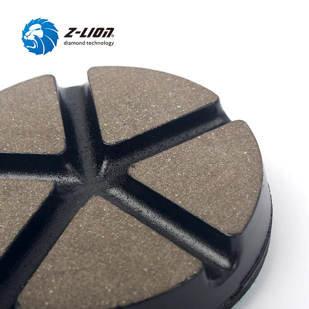 Z-LION 3pcs 세라믹 연마 패드 75mm 콘크리트 바닥 연삭 휠 다이아몬드 연마 패드 건식 및 습식 사용 거친 연삭