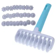 1 комплект резак для торта рулон ролик мастика Кондитерская инструменты DIY Шоколадные украшения для тортов Цветочные печенье колесо нож аксессуары для пиццы