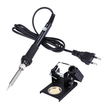 220 В/110 В 60 Вт Электрический паяльник сварочные работы пистолет Регулируемая температура паяльная станция кронштейн Инструменты для ремонта