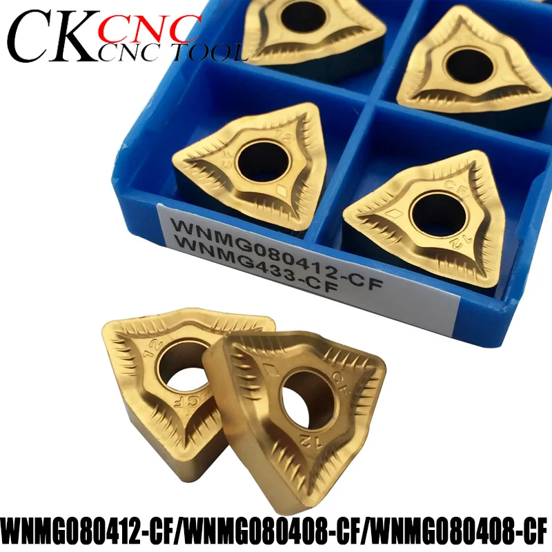 

10pcs WNMG080412-CF WNMG080404-CF WNMG080408-CF lathe groove cutting turning tools insert High cost performance carbide inserts