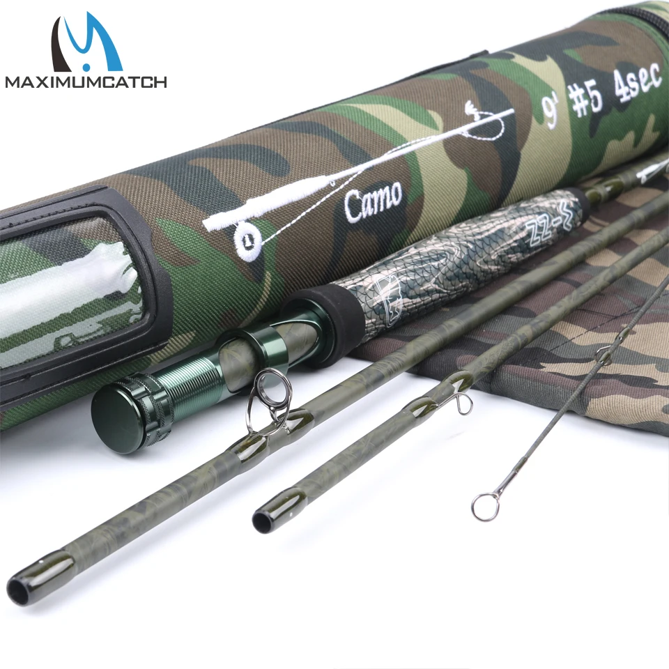 

Maximumcatch 5/7WT Carbon Fly Rod 9FT 4 Sections Fast Action Fly Fishing Rod