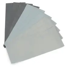 20Pcs/9Pcs 22.9*9.3cm 1000-7000 Grit Wet& Dry Sandpaper Grinding Polishing Sanding Abrasive Paper Sheets Set for Automotive Art