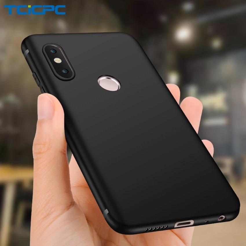 Чехол для Xiaomi Redmi Note 6 Pro силиконовый роскошный тонкий чехол с полной защитой