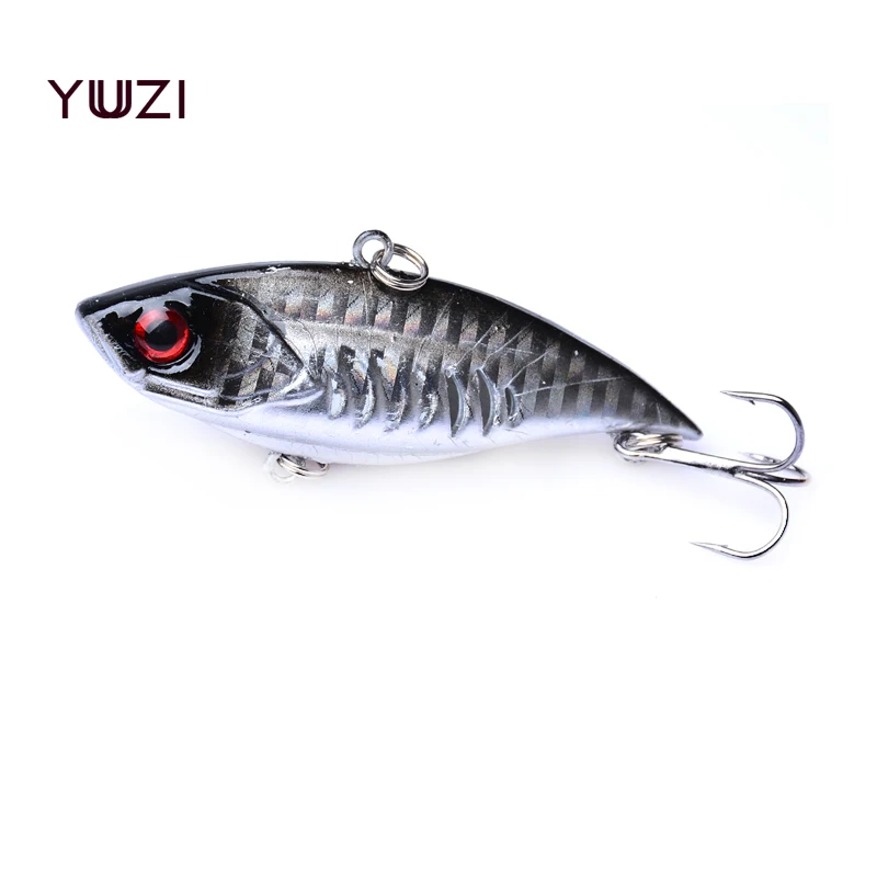 YUZI 1 шт. 6 5 см-0 39 дюйма 11 г-унций жесткая Рыболовная Приманка VIB Rattlin крючок для
