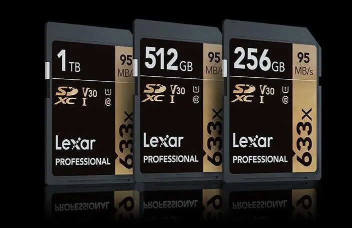 Lexar 512 ГБ SD карта с ридером USB 3,0 256 ГБ 633x карты SDXC 128 Гб карта памяти класса 10 V30 U3 64 Гб UHS-I 32 Гб карты памяти