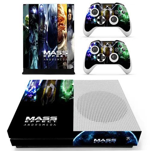 Mass Effect: Andromeda наклейка на кожу для Xbox One S консоль и контроллеры для Xbox One тонкий стикер на кожу s винил - Цвет: YS-xboxoneS-0516