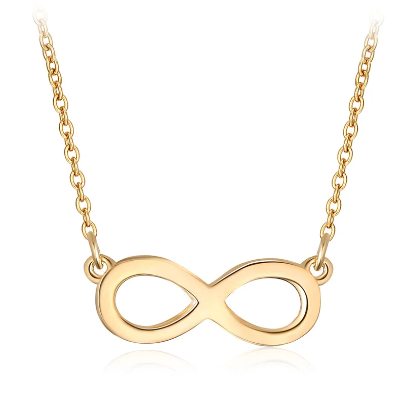 Fashion Infinite Symbol Pendant Necklace 925 Sterling  Silver 8 Shape Necklaces Clavicle Necklaces Jewelry for Women (3)