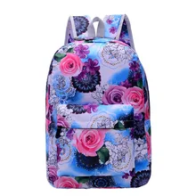 2017 mode Frauen Rucksäcke Blume Schultaschen Für Jugendliche Mädchen Schulter Reisetasche Tägliche Bagpack Bolsas Mochilas Femininas