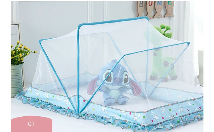 Портативный детские сетка от комаров для детской кроватки палатка для колыбели кровать детская складная москитной сеткой для детей