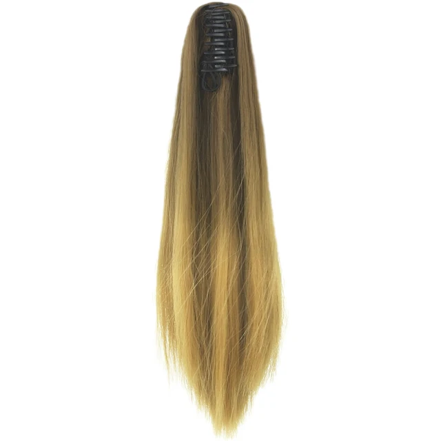 Special Offers Soowee 60cm Straight Synthetic Hair Clip In Hair Extension Brown Blonde Ombre Hair Claw Ponytail Hairpieces My Little Pony Tail Special Offers Soowee 60cm Straight Synthetic Hair Clip In Hair Extension Brown Blonde Ombre Hair Claw Ponytail Hairpieces My Little Pony Tail