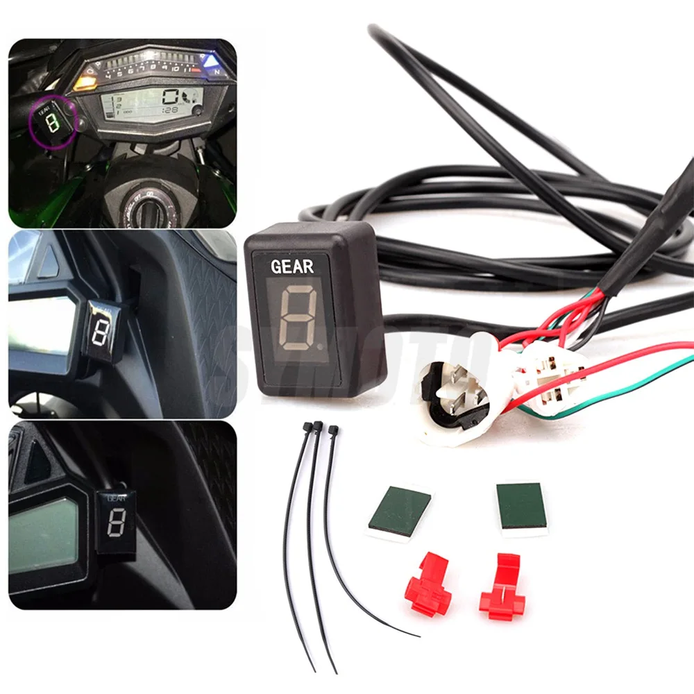 Ecu Plug Mount 6 Speed Gear LED Display Indicator 1 6 Level Gear