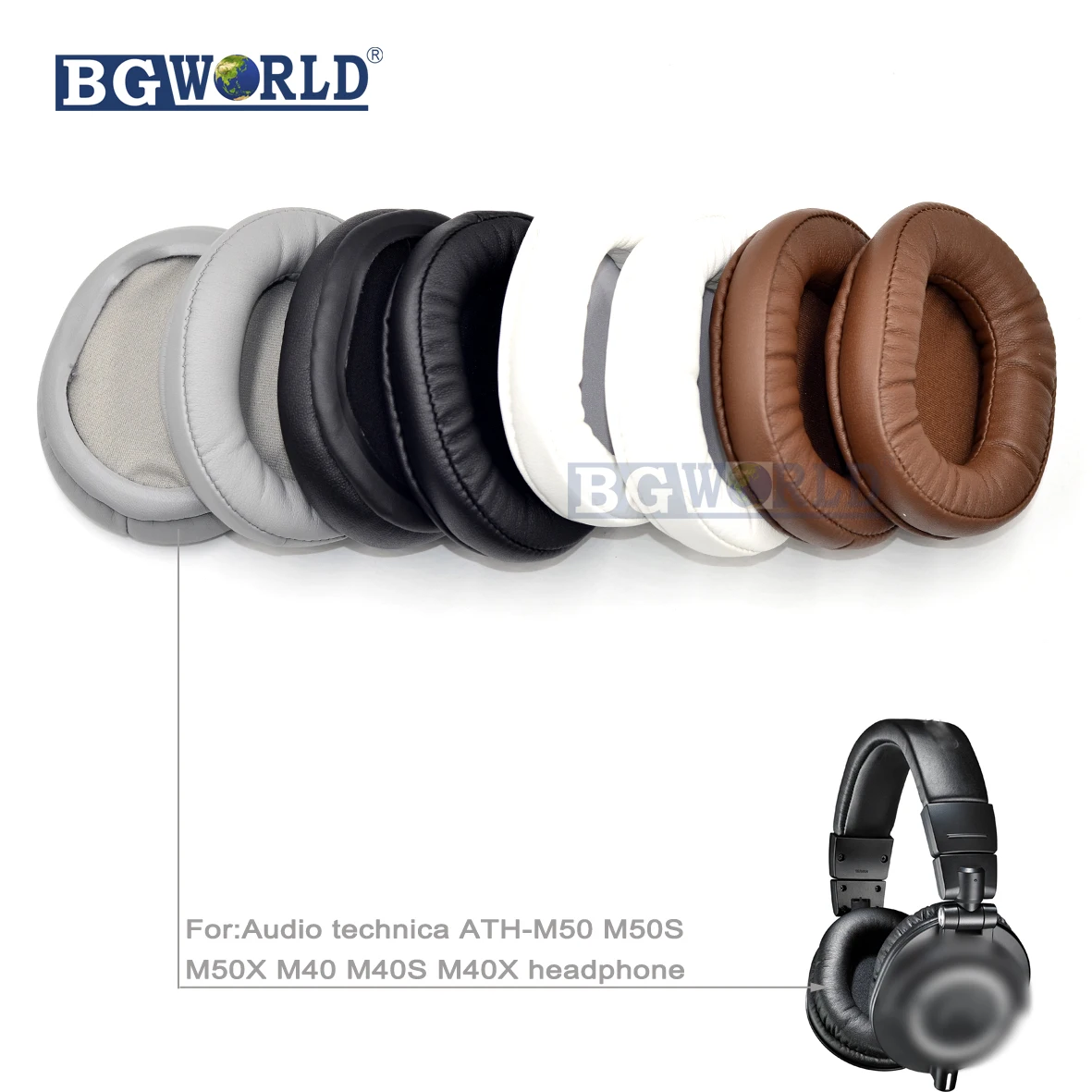 Поролоновые амбушюры для наушников Audio Technica ATH M40 M50 M40X M50X M30 M35 SX1 M50S Dj|Аксессуары