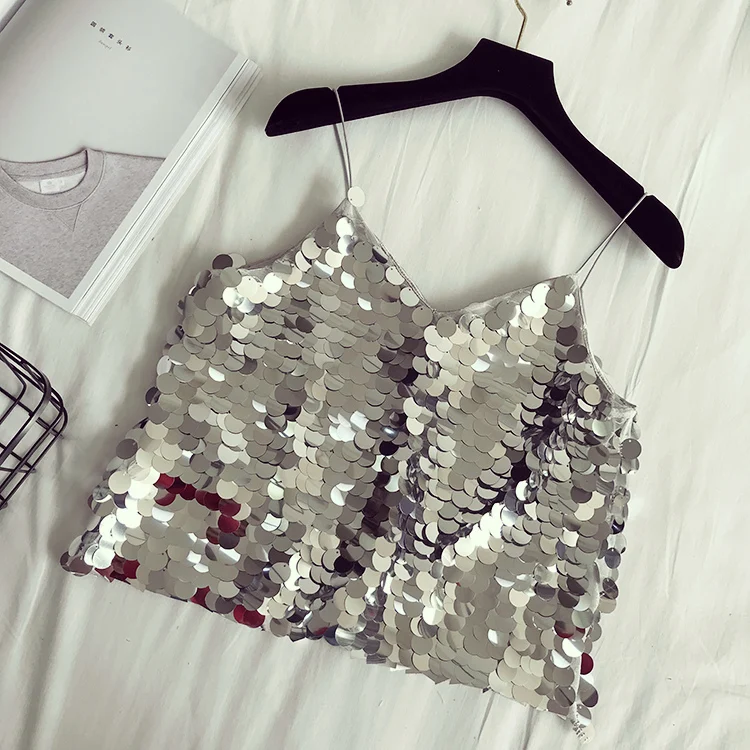 

shirt women bling tank top women lace white shirt mesh summer top off shoulder sequin punk rock womens clothing 2018 top female