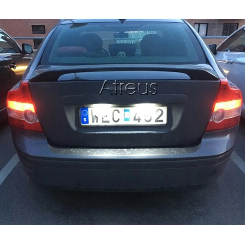 Atreus 10 пар Автомобильный светодиодный фонарь для номерного знака 12 В белый SMD3528