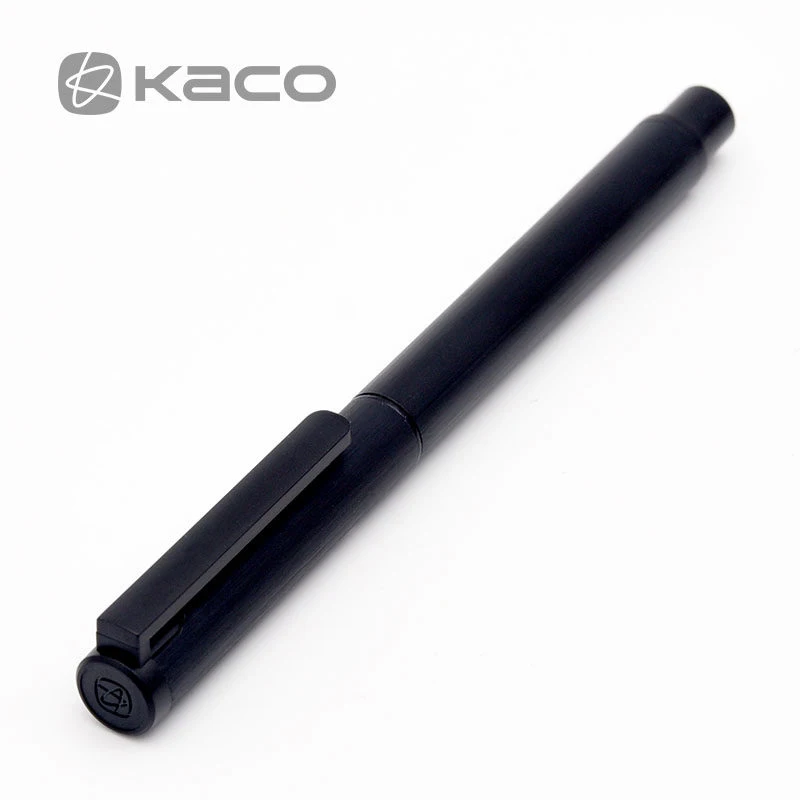 Xiaomi Youpin KACO перьевая ручка, роскошный набор, черный, 0,5 мм, F Перо, стальные чернильные ручки, простая деловая ручка для подписи, ручки для письма, коробка для хранения