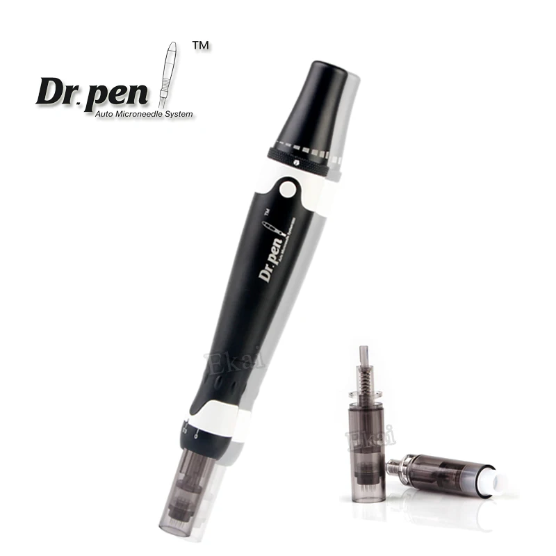 Горячая уход за кожей микро-Needling Электрический Dr. Pen A7 с 2 игольчатым картриджем