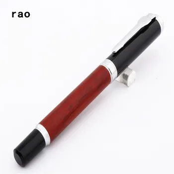 

Jinhao 650 Red wood Material Sculpture Business office fountain pen New Listing