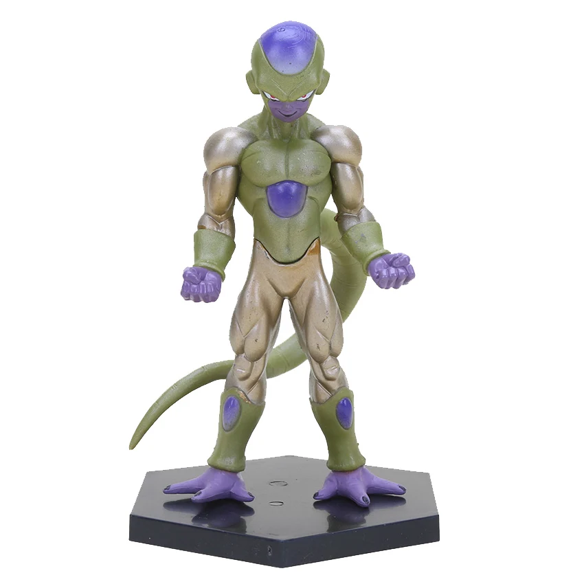 Dragon Ball Z Resurrection F Golden Frieza Freeza экшн-фигурка морозильная камера DXF игрушечная фигурка-модель DRAGON BALL Z фигурка детский подарок - Цвет: 12cm glod oppbag