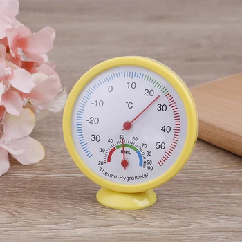 

Mini Bell-shaped Scale Thermometer Hygrometer for Home Office Wall Mount Indoor Temperature Measure Tool Indoor Outdoor