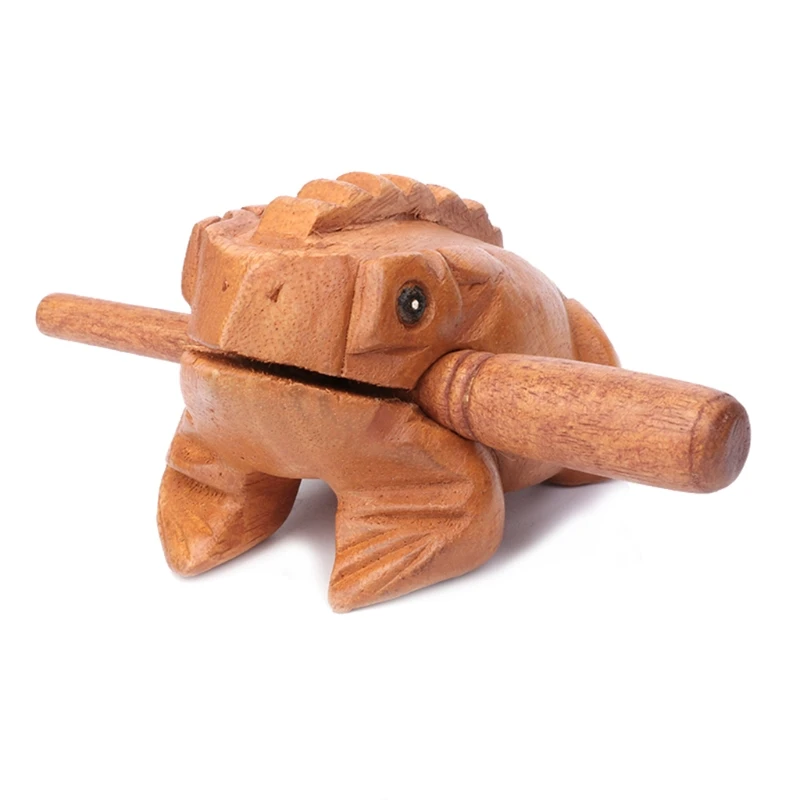 Lucky Wood Thai Wood Frog - Traditional Hand-Carved Musical