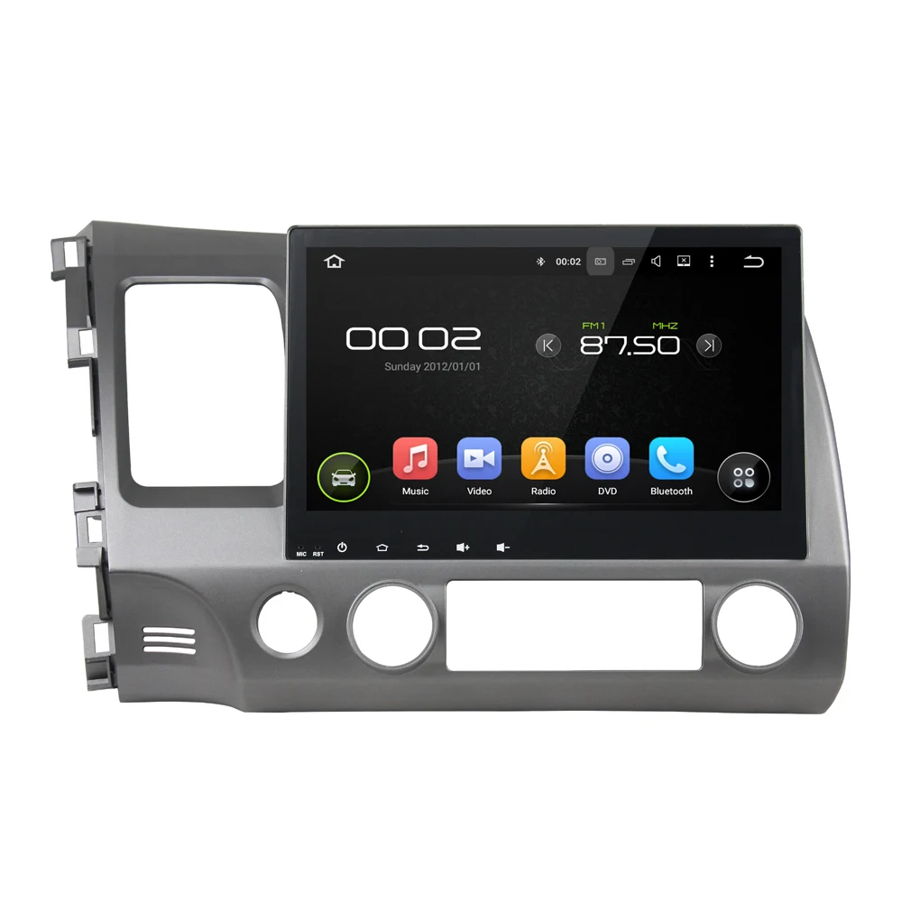 Cheap 8 Core, 2G RAM, 32G ROM, 10.1 inch Android 6.0 Car DVD Player GPS Navigation System Media Stereo Radio for Honda Civic 2006-2011 0