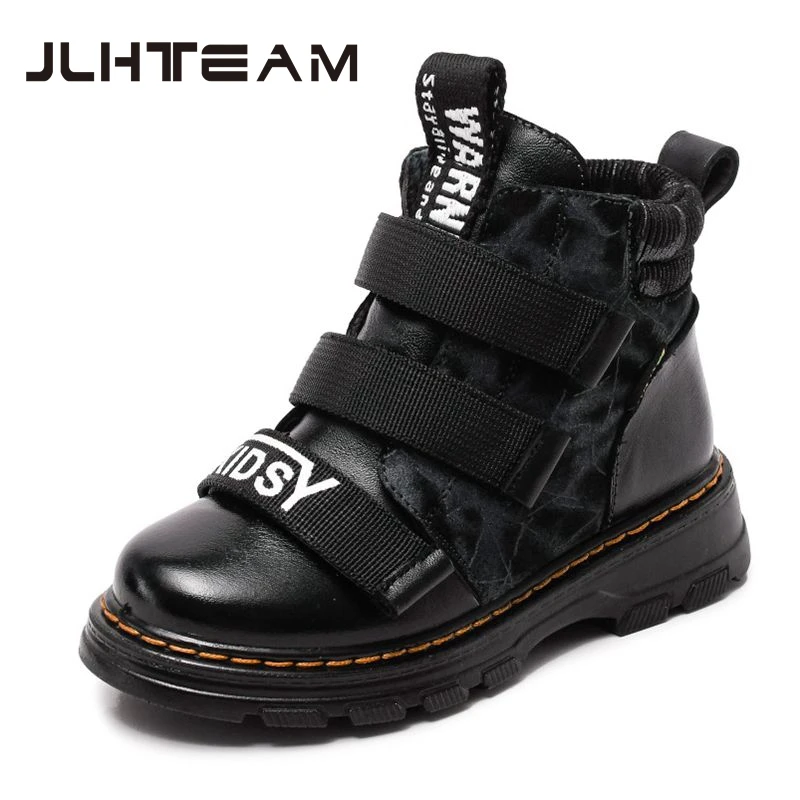 

2019 New Autumn Winter Warm Genuine Leather boots High Quality Children Snow Boots Boys Boots Comfortable Kids Hot Casual Boots
