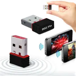 Maikou мини usb-адаптер Wi-Fi 802,11 b/g/n Wi-Fi Dongle высокой Скорость USB2.0 150 Мбит/с Беспроводной адаптер Wi-Fi для ПК компьютер