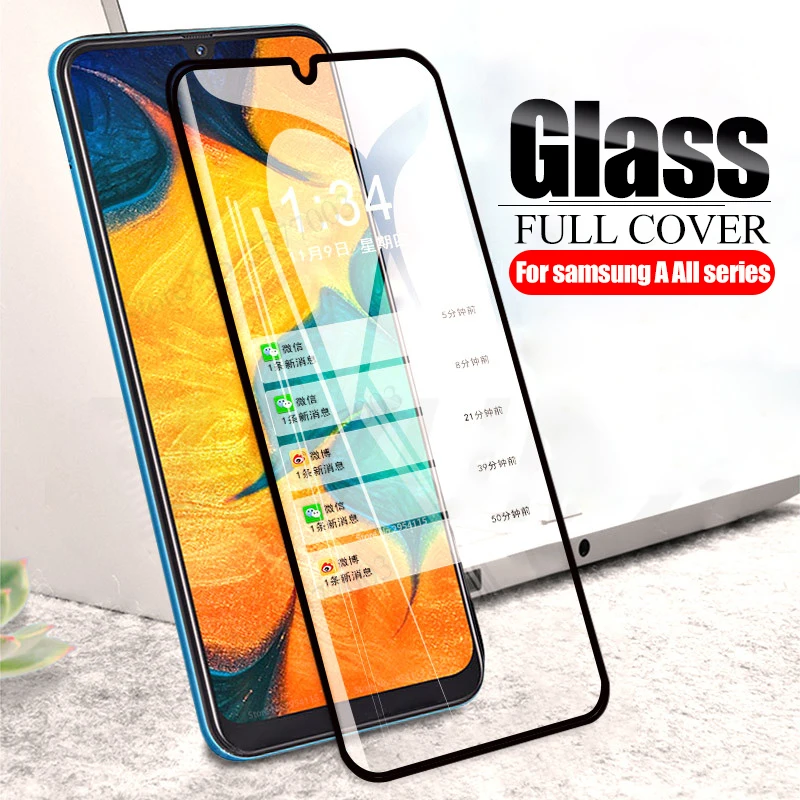 Закаленное стекло для samsung galaxy a10 a20 a30 a40 a50 a70 a80 a90 защитная пленка экрана a 10 20 30 40 50