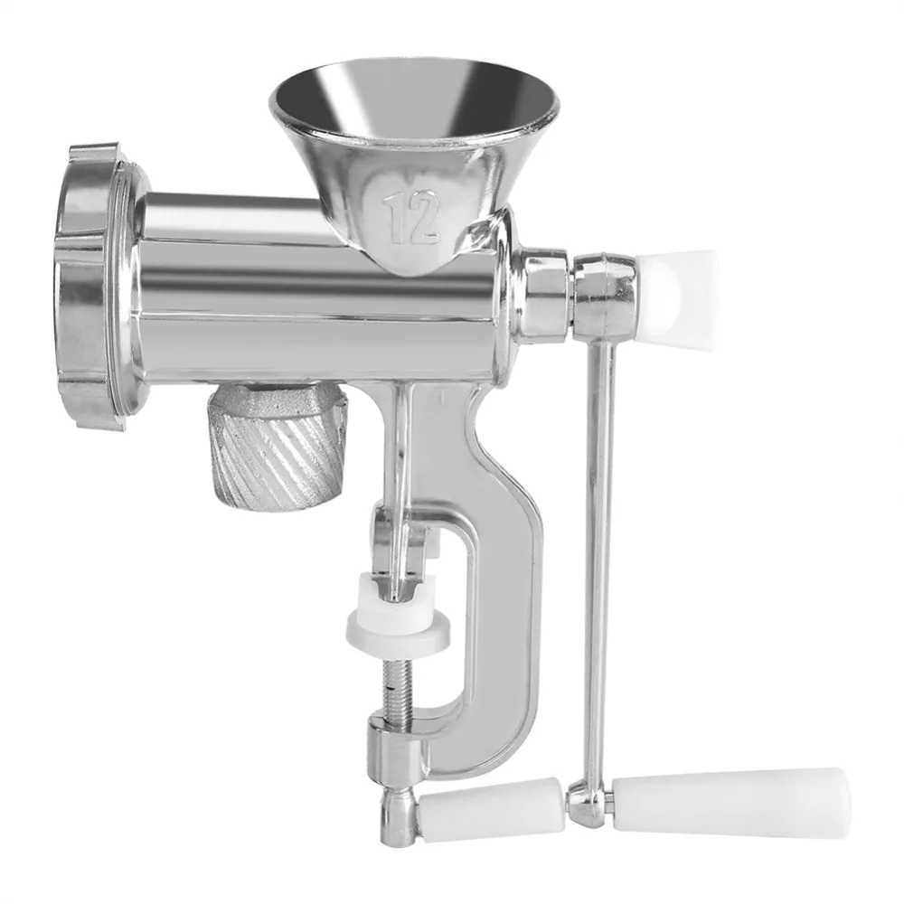 Multifunction Manual Meat Grinder Chopper Mincer Sausage Maker Blade Alloy Meat Stainless Steel