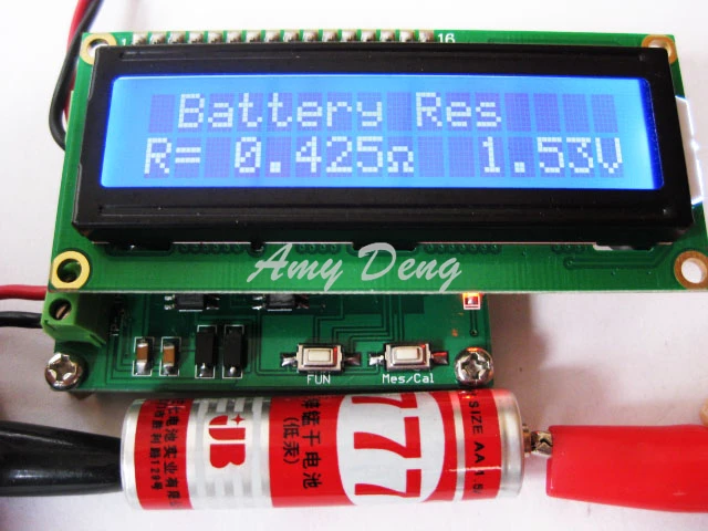 

Battery internal resistance tester ESR capacitor online test proposed