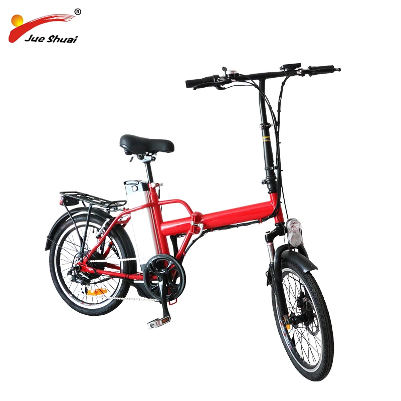 Sale 20 inch Electric Bicycle Folding Ebike 36V 250W Rear hub Motor Wheel with 36v 10ah Lithium Battery LED Controller E-bike 4