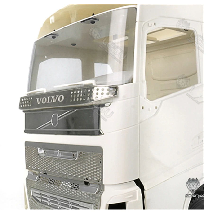 RC грузовик аксессуары металлическая передняя декоративная защитная сетка подходит для Tamiya 1/14 RC трактор прицеп VOLVO FH12 FH16 56360 игрушечный автомобиль