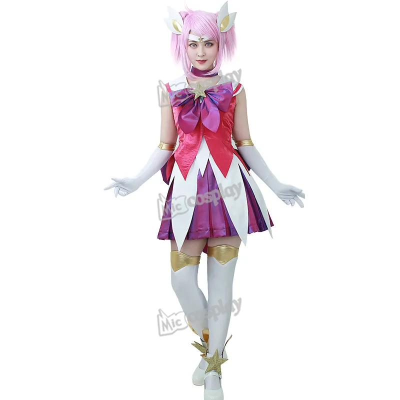 

LOL The Lady Of Luminosity cos Lux Cosplay Costume Anime Women Dress