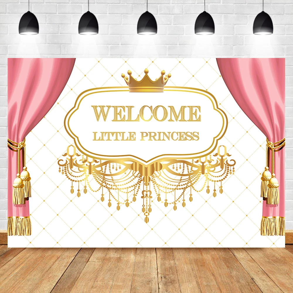 8x6.5ft Golden Crown Welcome Little Princess Backdrops Baby Shower Photography Backgrounds White and Pink Stripes Golden Classical European Royal Patterns Photo Studio Video Shooting Props 8x6.5ft Golden Crown Welcome Little Princess Backdrops Baby Shower Photography Backgrounds White and Pink Stripes Golden Classical European Royal Patterns Photo Studio Video Shooting Props