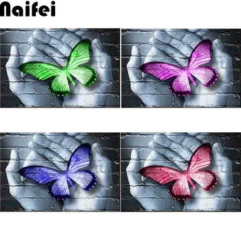 

Full square round diamond 5D DIY diamond painting butterfly and hand diamond embroidery Cross Stitch Rhinestone mosaic decor