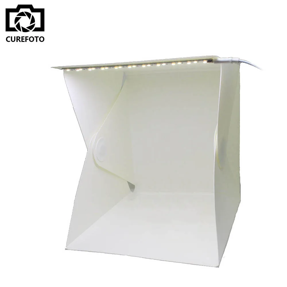 Portable Folding Lightbox Photography Studio Softbox LED Light Soft Box for iPhone Samsang HTC Smartphone font