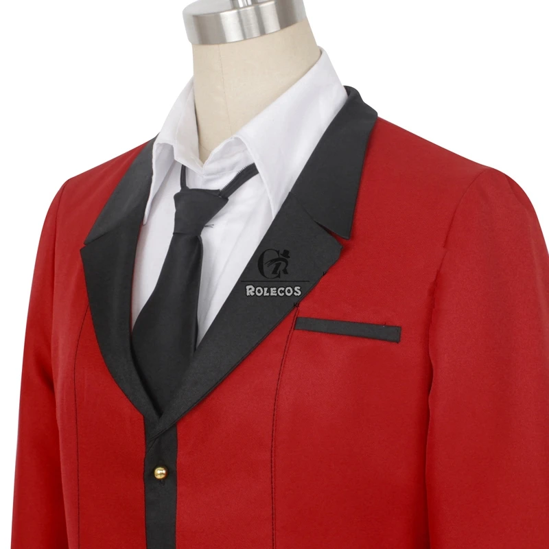 ROLECOS бренд аниме Kakegurui Косплей костюмы компульсивный игрок Suzui Ryouta косплей костюм