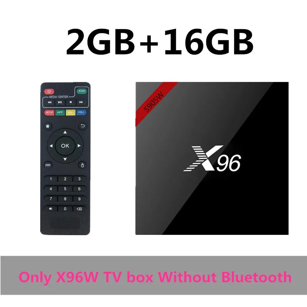 2019X96 Мини ТВ приставка на базе Android BOX X96mini Android 7,1 Smart tv Box 2 Гб 16 Гб Amlogic S905W четырехъядерный 2,4 ГГц WiFi телеприставка 1GB8GB - Color: 16G X96W