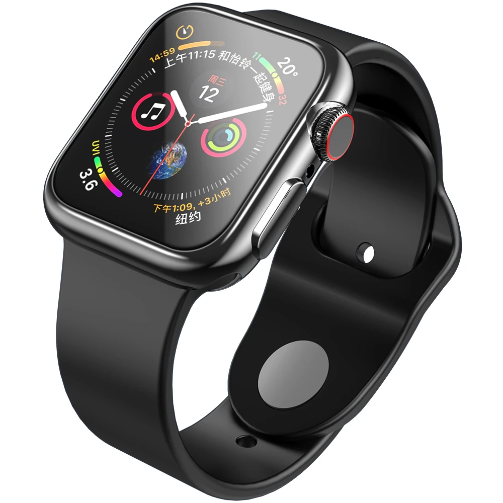 HOCO Ультратонкий защитный красочный чехол для Apple Watch 5 44 мм 40 мм iWatch серии 5 4 Мягкий TPU Защитная оболочка