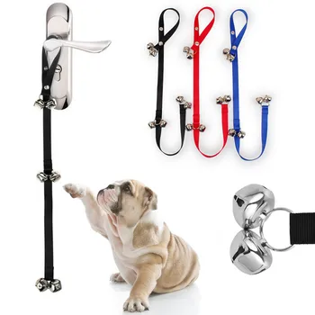 

Nylon Adjustable Length Dog Door Bell Rope For Small Medium Large Dogs Pet Alarm Doorbell House Training Dog Accessories