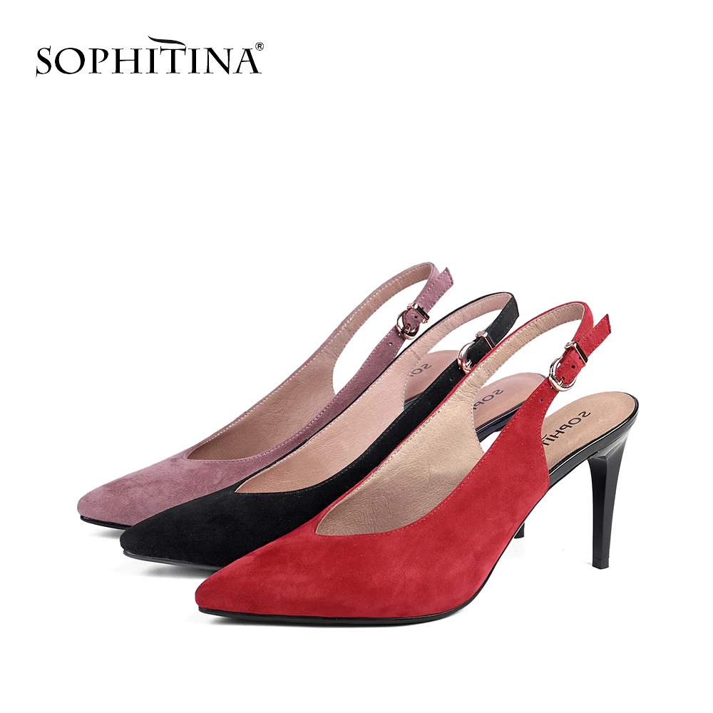 SOPHITINA/Удобные женские сандалии в испанском стиле. Летние туфли из натуральной