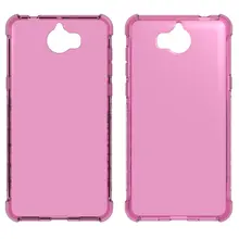 200 шт./лот Alpha текстурой из ТПУ мягкий чехол для Huawei Y5