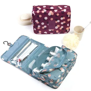 

Big Nylon Makeup Organizer Hangable Waterproof Jewelry Box Travel Makeup Bag Lipstick Makeup Storage Portable Cosmetic Organizer