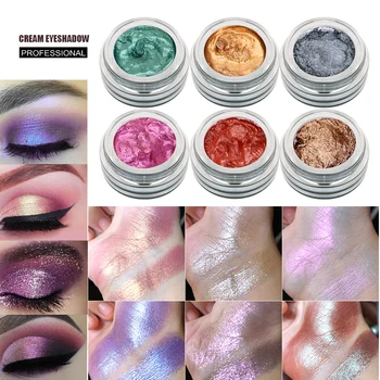 

High pigment 14 Color Single Glitter Eyeshadow Highlight Cream Duochrome Liquid Eye Makeup Palette Eyeshadow Maquillage