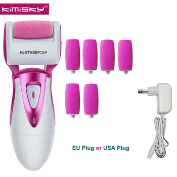 

KIMISKY Red Smooth Electric Foot Care Tool Pedicure tools Foot File Pedicura Velvet Smooth Dead skin remover Pies callos Feet
