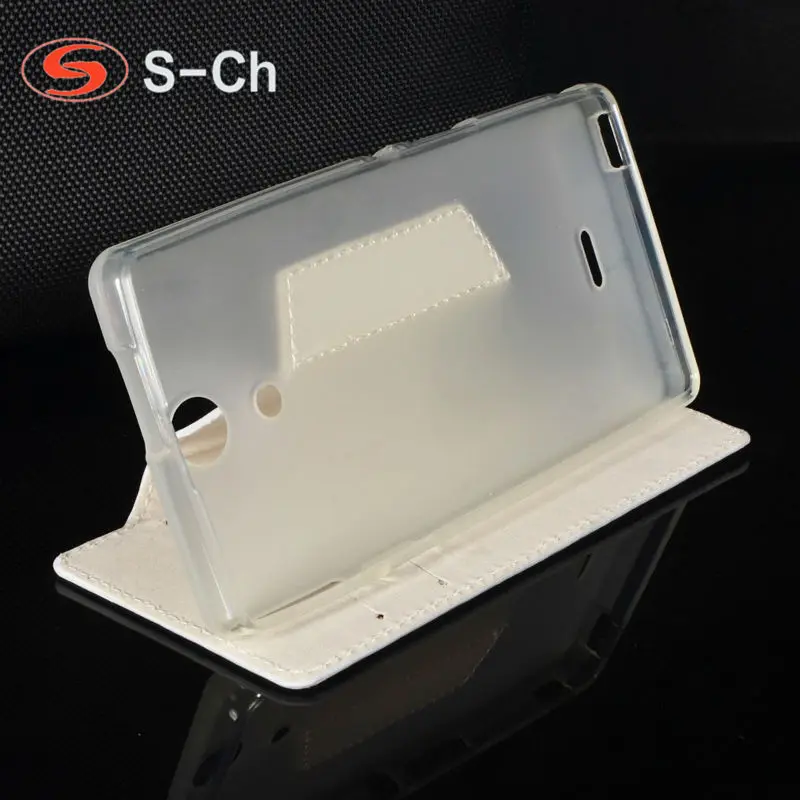 Складной чехол для sony Xperia SP M35h C5302 C5303 C5306 оригинальный флип бизнеса Ультра мягкий